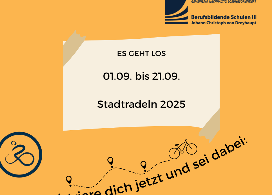 01.09.2025 bis 21.09.2025 Stadtradeln Halle (Saale)