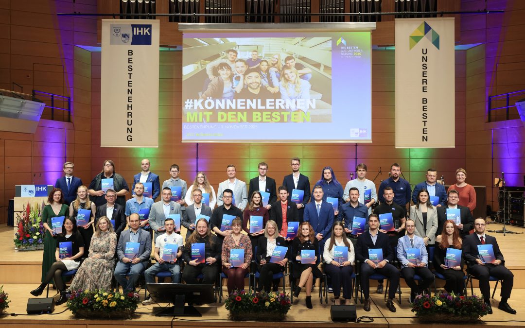 Bestenehrung der Auszubildenden 2025 in der Händel-Halle Halle (Saale)