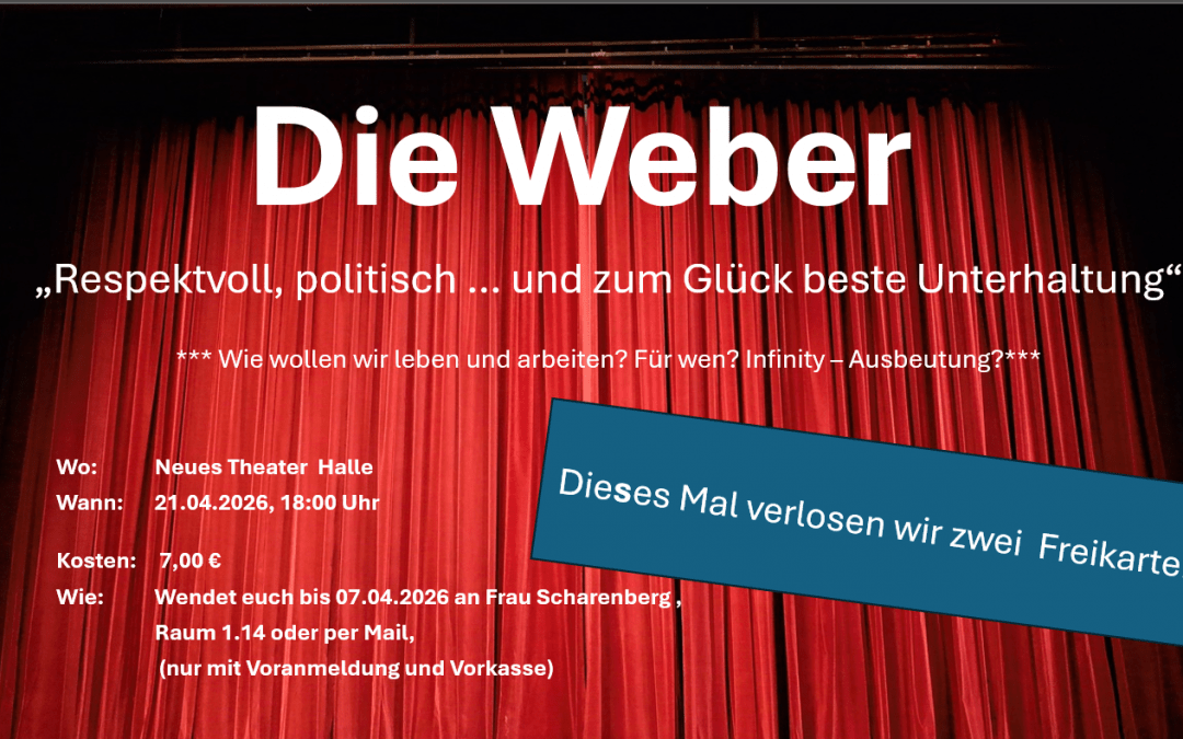 Bis 07.04.2026 für den Theaterbesuch anmelden.
